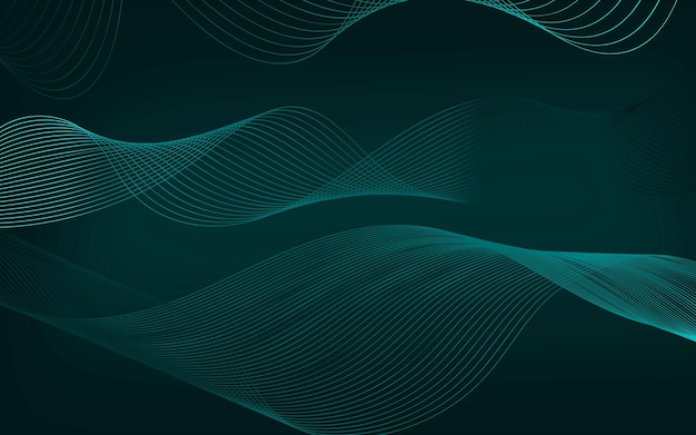 Desenho de fundo criativo de Teal Brilhante
