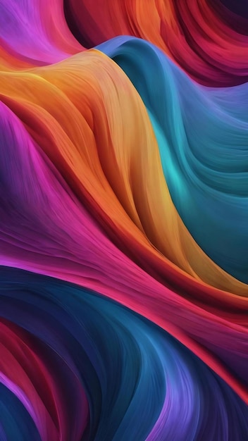 Desenho de fundo de ondas abstratas em HD