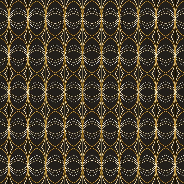 Foto desenho de fundo de papel de parede de tecido com padrão geométrico sem costura