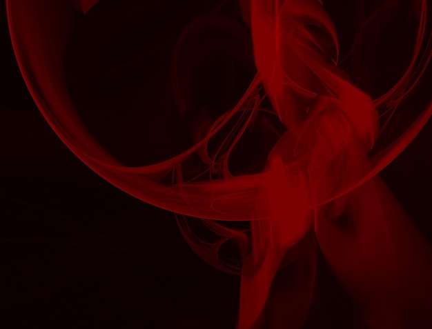 Desenho de fundo geométrico 3D abstrato Cor vermelha quente e forte