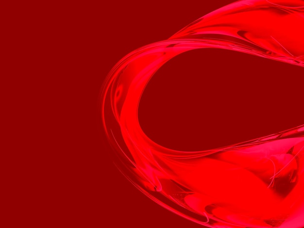 Desenho de fundo geométrico 3D abstrato Cor vermelha turca clara