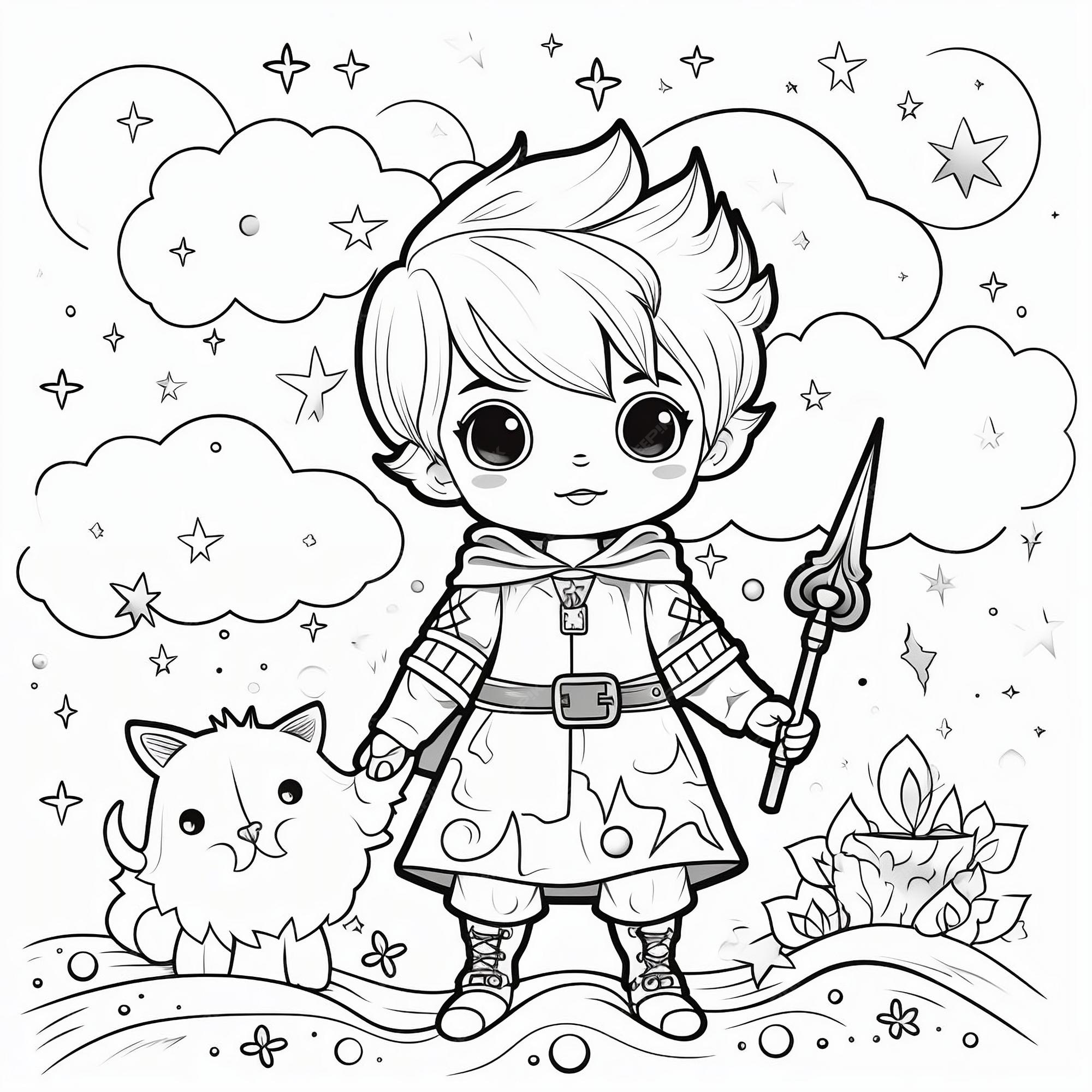 desenhos Kawaii 444 –  – Desenhos para Colorir