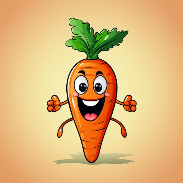 desenho de logotipo de cenoura