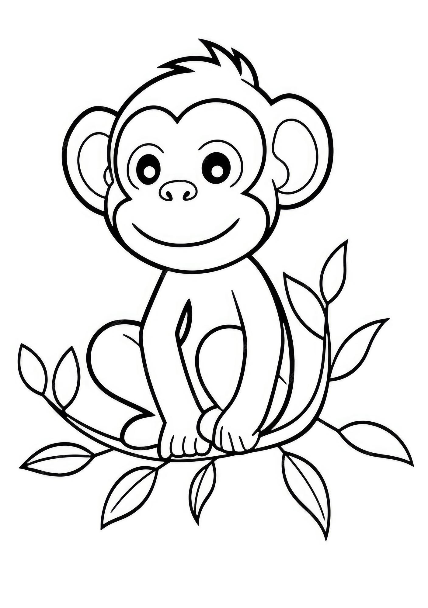 Macaco Desenho Para Colorir - Ultra Coloring Pages