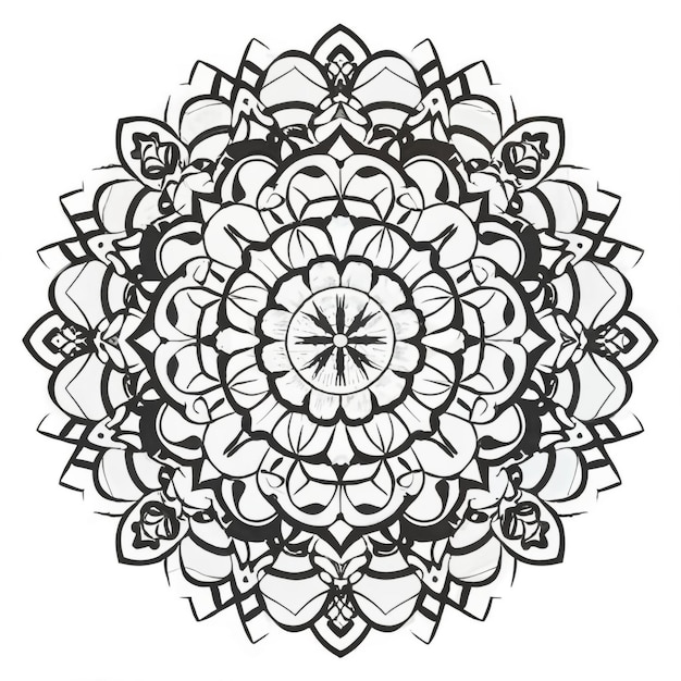 Foto desenho de mandala