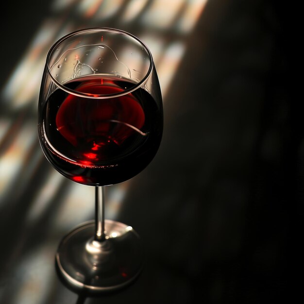 Desenho de maquete de rótulo de garrafa de vinho Vista lateral de vinho vermelho em vertical preto