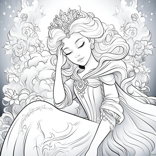 99 Rapunzel para colorir - Só desenhos para Colorir