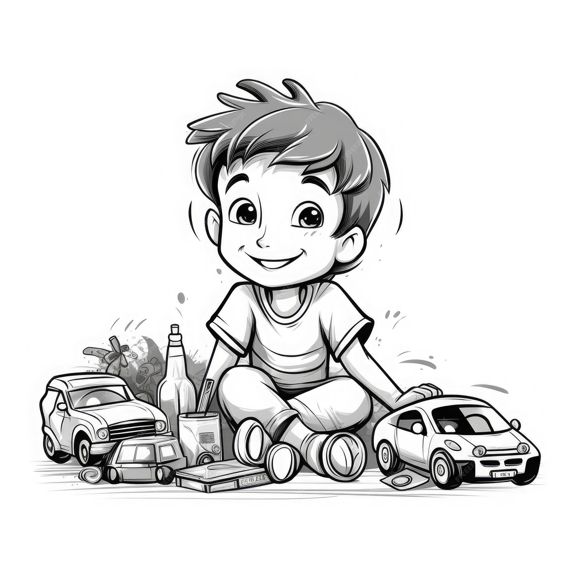 Desenho de Um carro de brinquedo para Colorir - Colorir.com