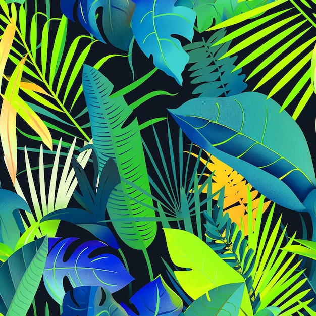 Desenho de Padrão da Floresta para o fundo Mídia Social Indústria de Embalagem e Mídia Digital