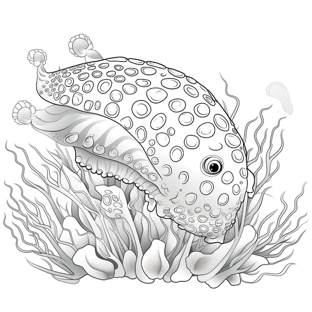 Desenho de peixe para colorir