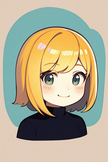 Menina Perfil Chinês Avatar Desenho Animado Kawaii Anime