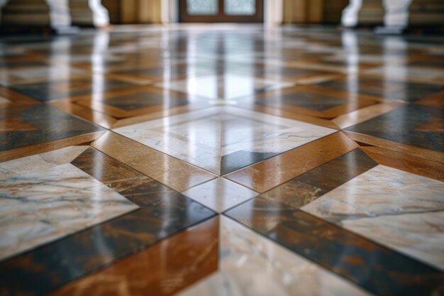 Foto desenho de piso de alta resolução com extremidades borradas isoladas