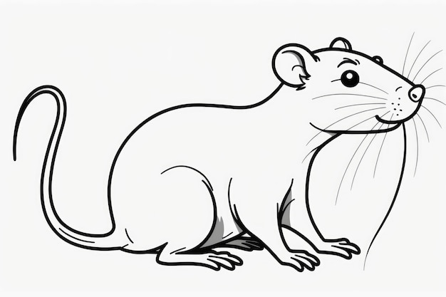 Desenho de rato