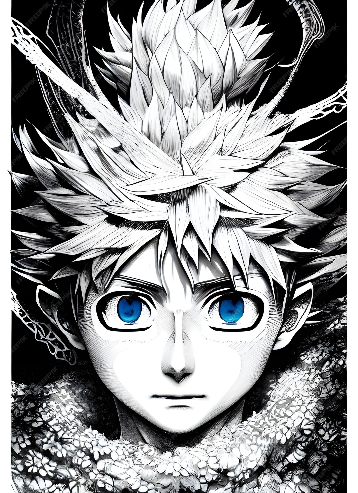 Os Olhos Azuis Do Cabelo Louro Do Menino Do Anime Do Manga Da Cara Do  Retrato Sorriem Ilustração do Vetor - Ilustração de leiteria, retrato:  83984308