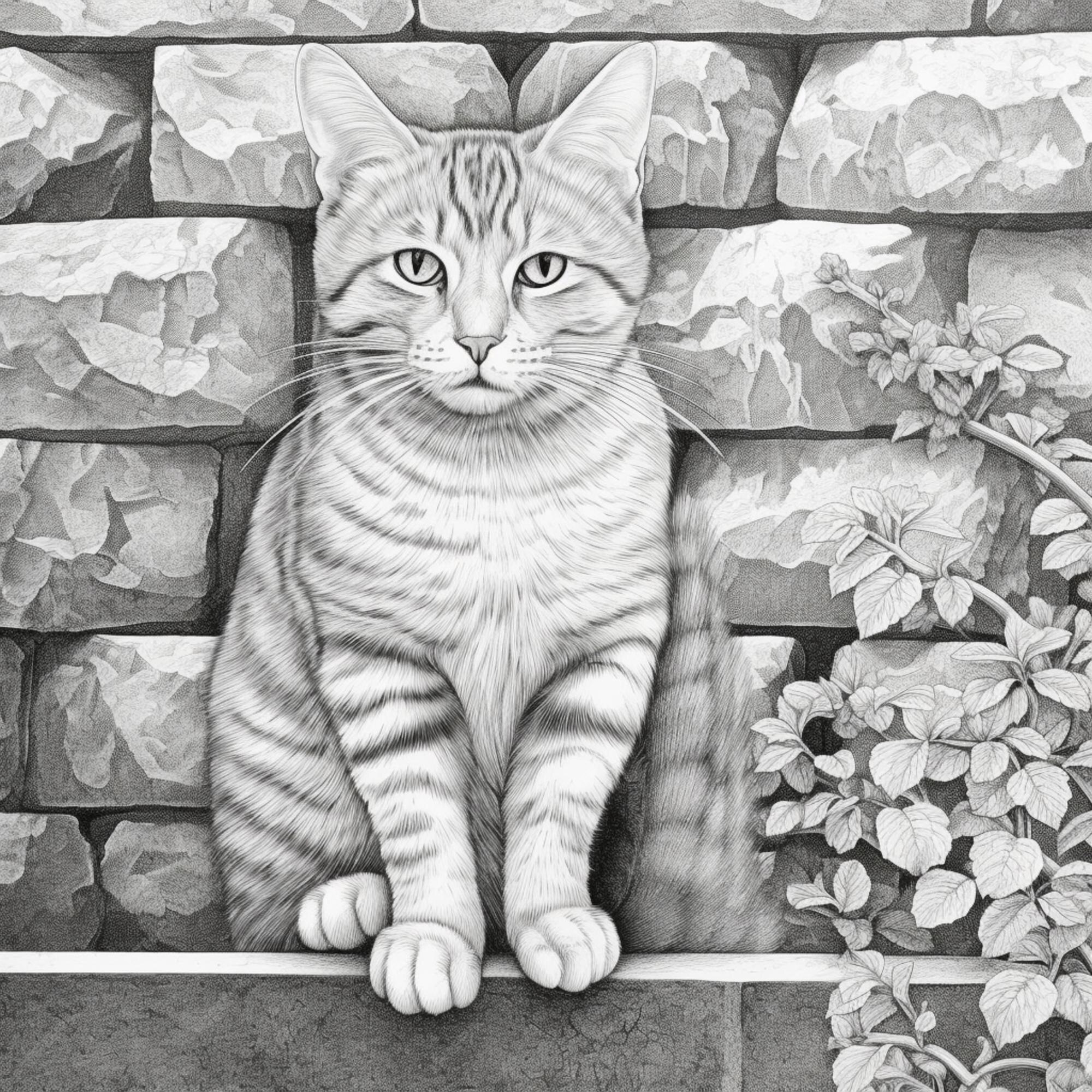 Desenhando gato em cima da árvore #desenho #Art #desenhista #vanderson