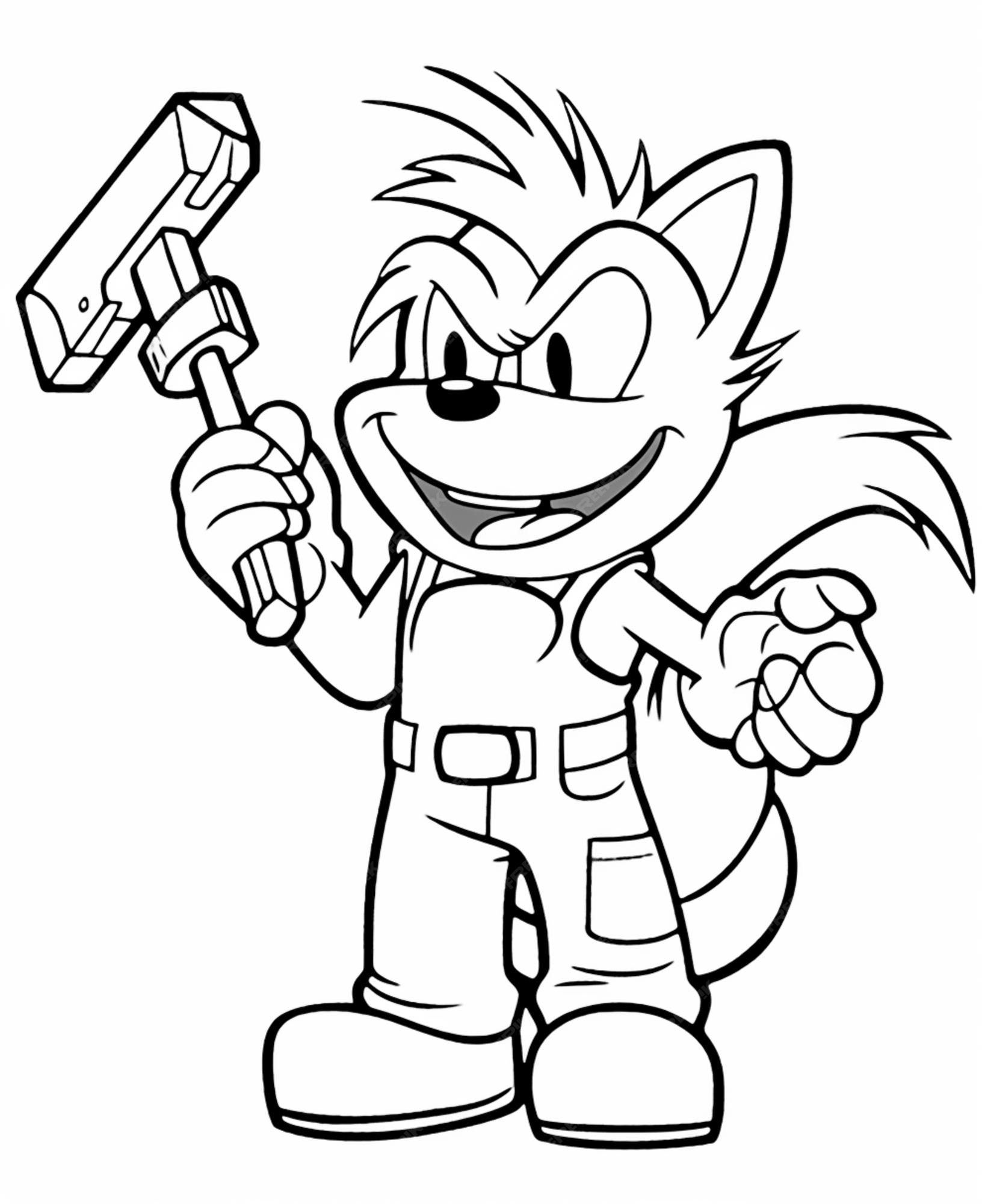 Desenhos para colorir sonic the hedgehog