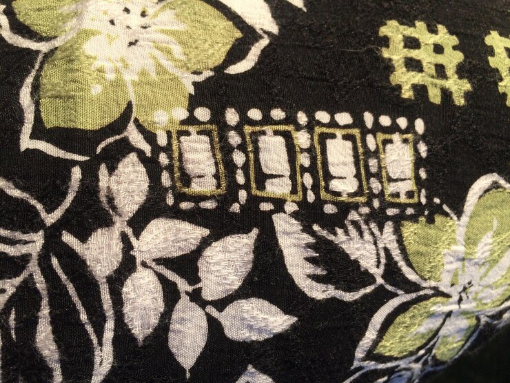 Foto desenho floral na parede