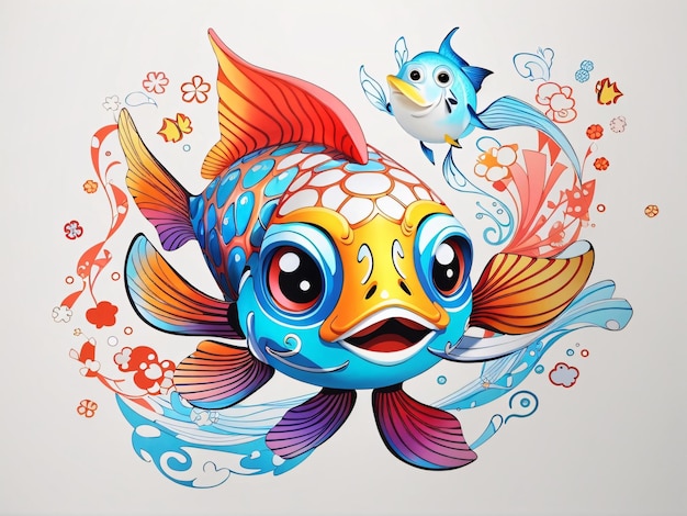 Desenho para colorir infantil Dori Fish