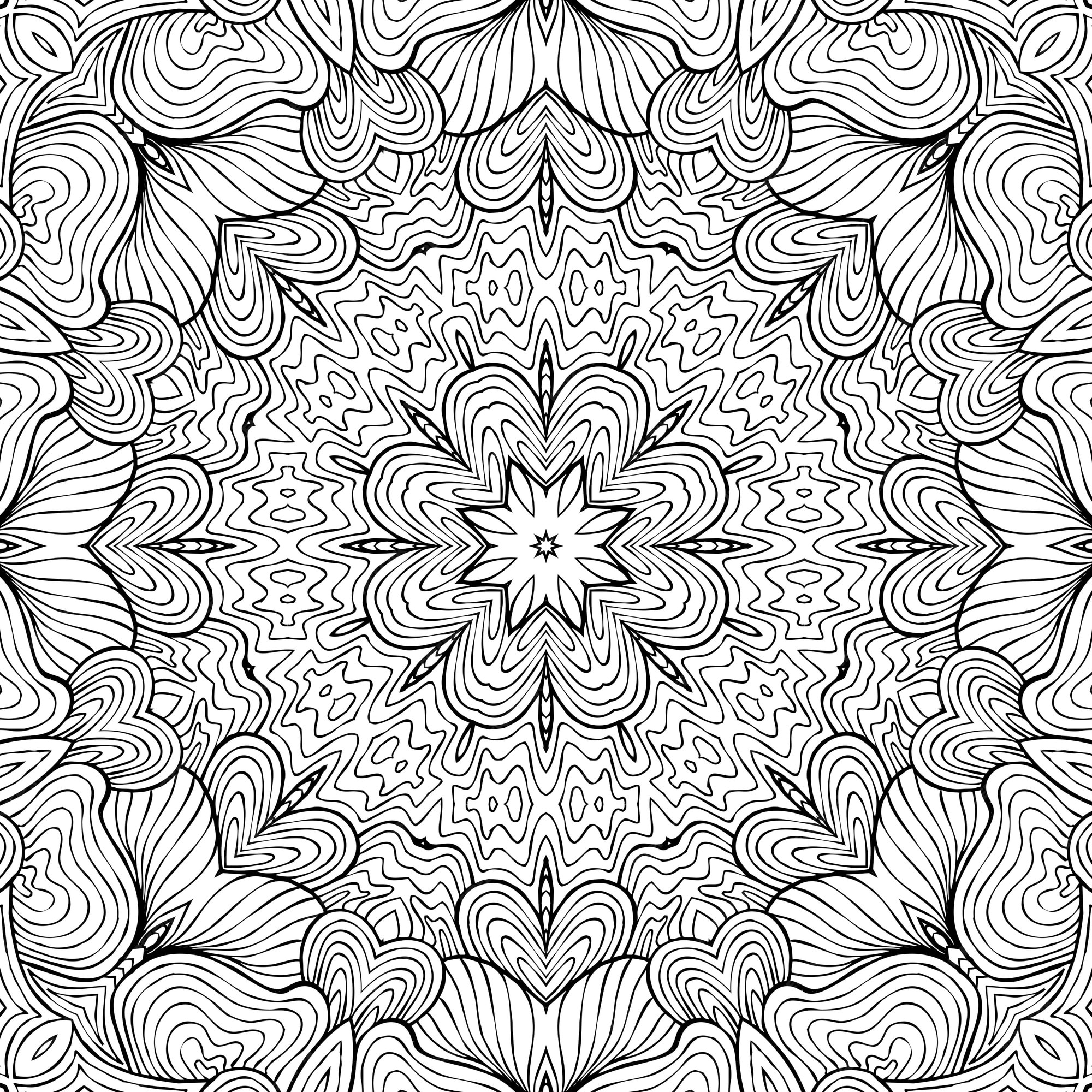 Desenho De Mandala Flores Simétricas Com Cachos Em Espiral Para Colorir  Promovendo A Meditação Vetor PNG , Desenho De Flor, Desenho De Homem,  Desenho De Anel Imagem PNG e Vetor Para Download