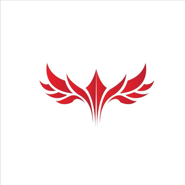 Desenho vetorial de logotipo vermelho de vetor mínimo livre