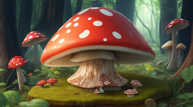 Desenhos caprichosos inspirados em fungos