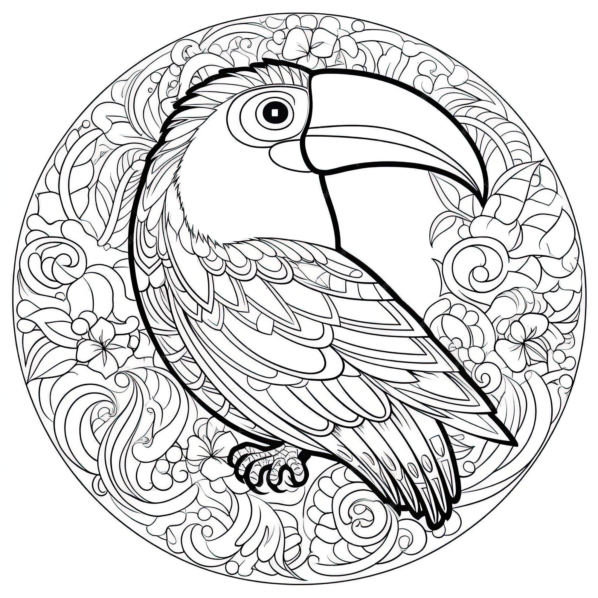 50 Desenhos para Colorir Pintar para adultos Lindos Desenhos De Animais  Mandala para Relaxar Arteterapia 50 Folhas A5