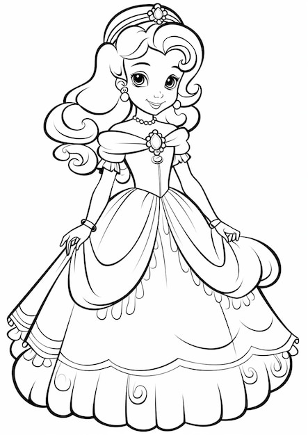 Desenhos para Colorir Princesinha Sofia