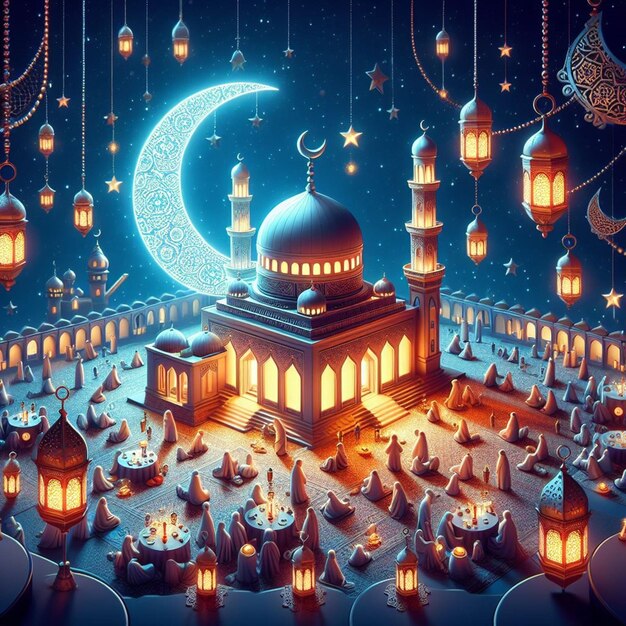 Desenhos para todos os eventos islâmicos como Mahe Ramadan e Eid ul Fitr