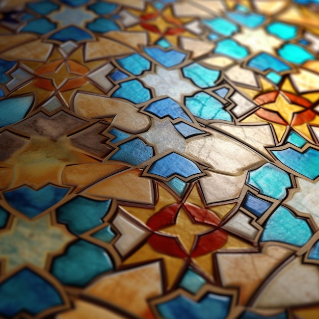 Desenhos tradicionais de azulejos e decoração de azulejos
