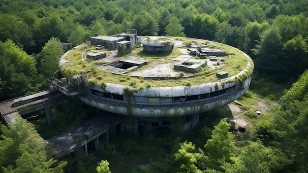 Desenterrando os segredos Explorando o bunker abandonado e a cidade perdida perto de Chernobyl, em Kiev, na Ucrânia