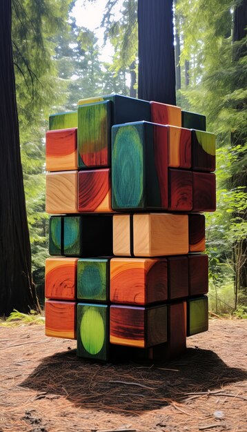 Foto desentrañando la complejidad del cubo de rubik