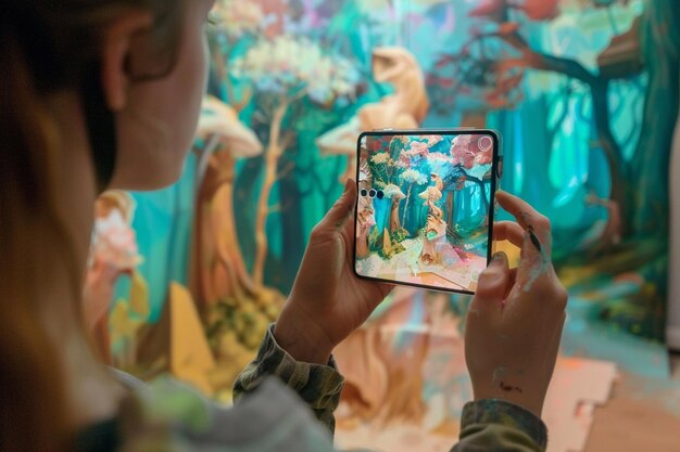 Desenvolver um conceito para um aplicativo de criação de arte de ar que