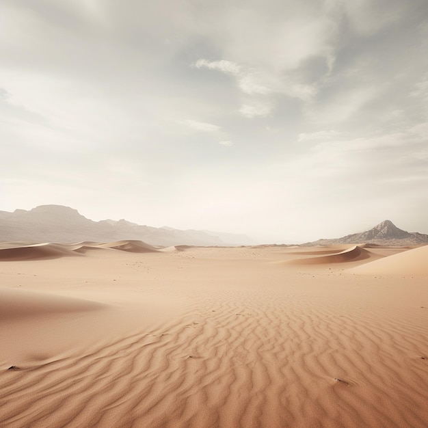 „Desert Veiled in Grey“ fängt die schlichte Schönheit einer minimalistischen Landschaftsfotografie ein