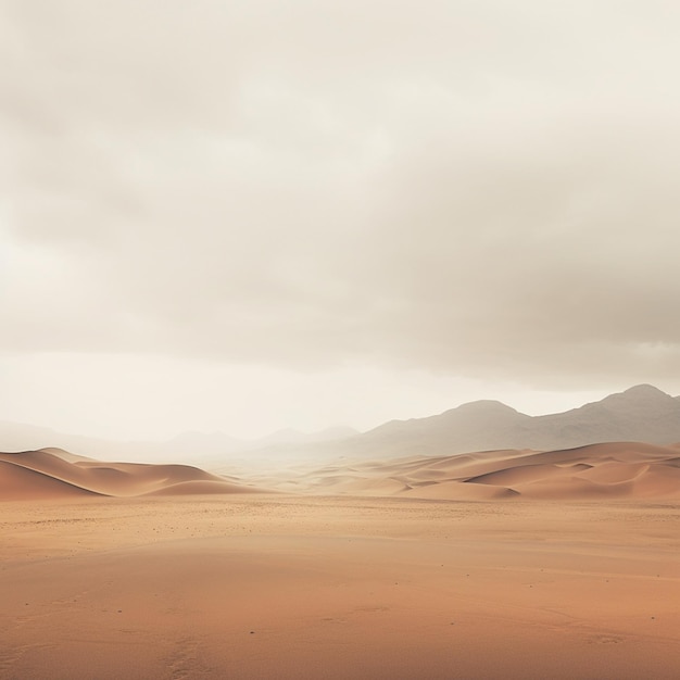 „Desert Veiled in Grey“ fängt die Schönheit einer minimalistischen Landschaftsfotografie ein