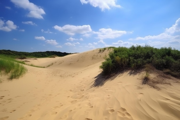 Deserto com Dunes Ai generative