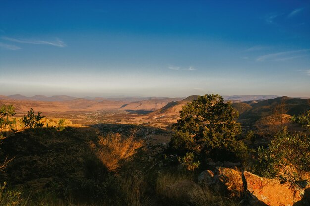 Deserto da paisagem do grand canyon no méxico