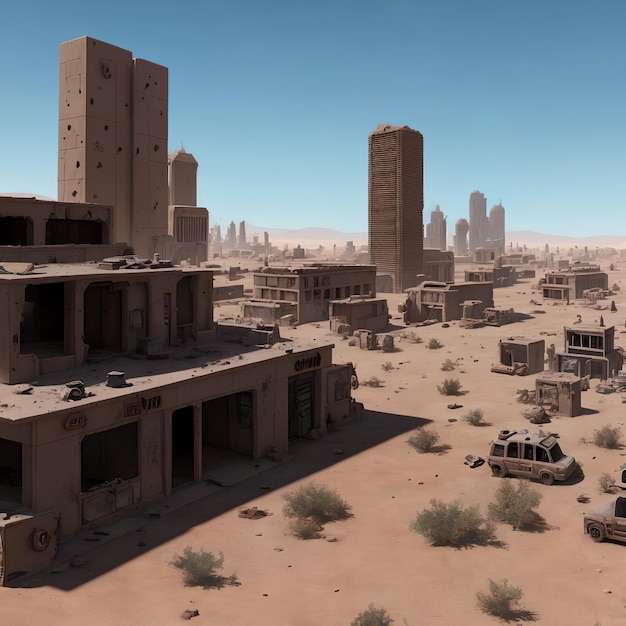 Deserto de areia abandona arte generativa da cidade por IA
