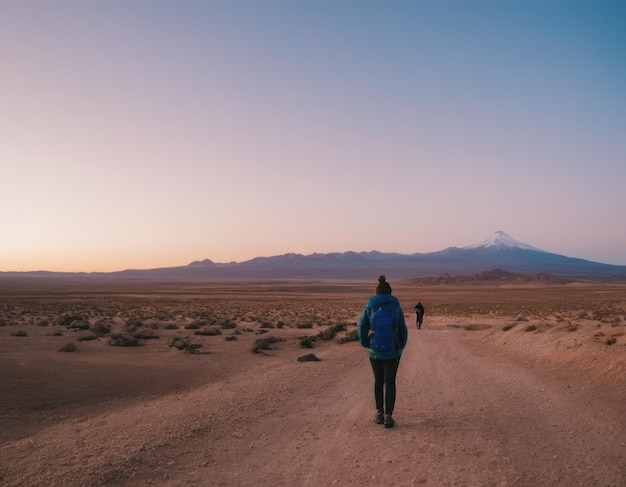 Deserto de atacama, no Chile