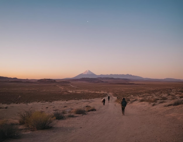 Deserto de atacama, no Chile