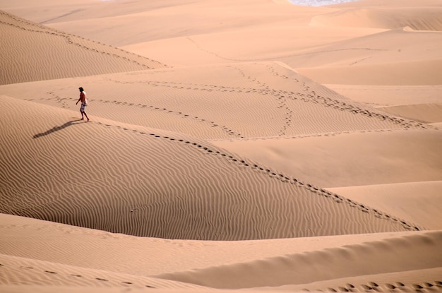 Deserto de Dunas de Areia em Maspalomas