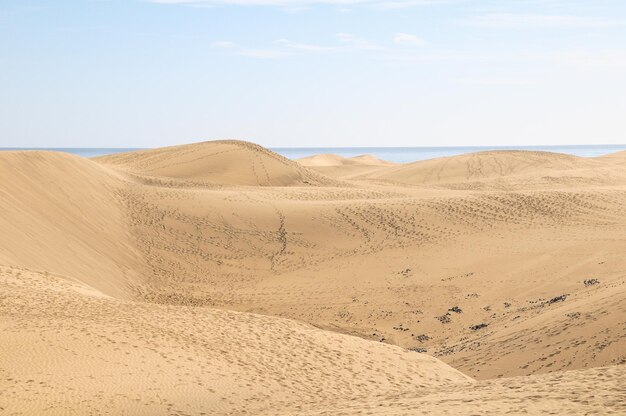 Deserto de dunas de areia