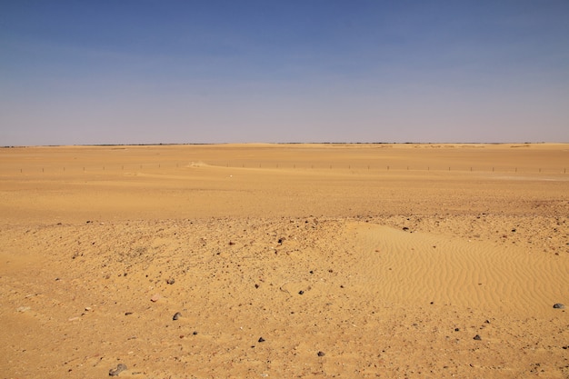 Deserto do Saara no Sudão, África