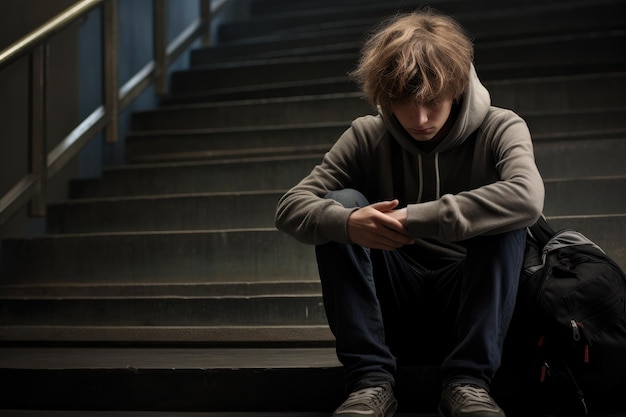 La desesperación de los adolescentes, la soledad en la escuela