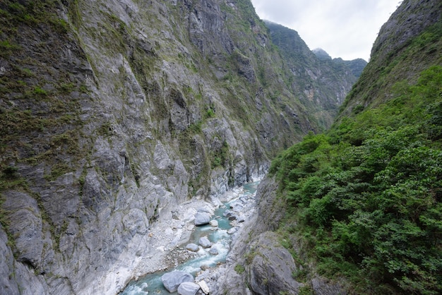 Desfiladeiro de Taroko no Parque Nacional de Taroko, em Hualien, em Taiwan