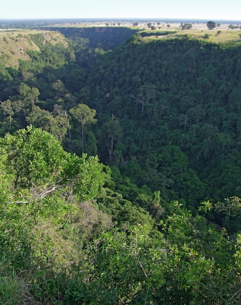 El desfiladero de Kyambura en África