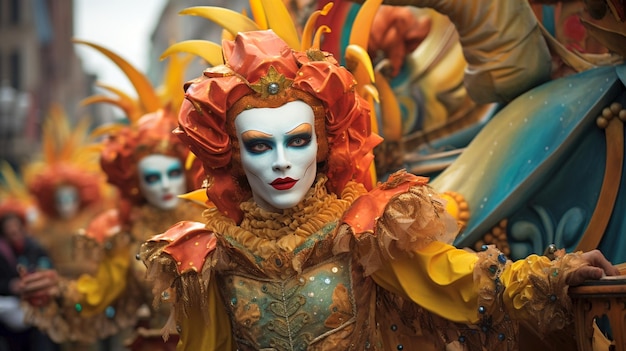 El desfile del carnaval