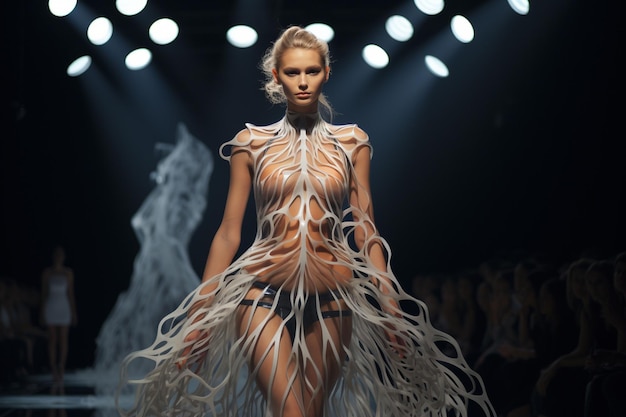 Un desfile con diseñadores en ascenso Generative ai