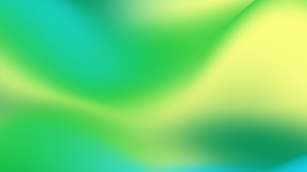 Desfoque de gradiente de vetor livre verde amarelo azul fundo abstrato