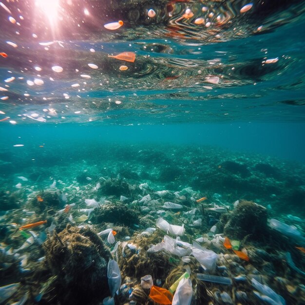 Deshechos plásticos en las profundidades del océano