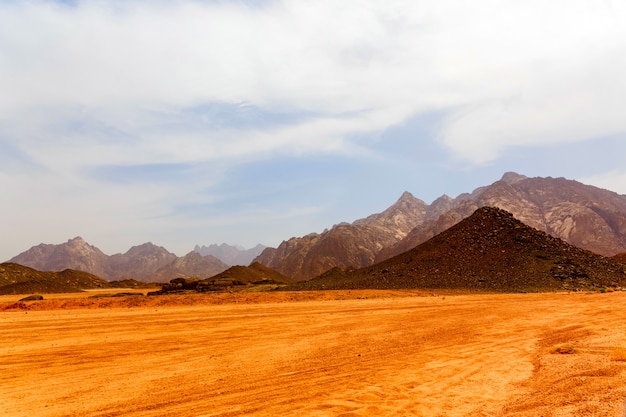 Desierto caliente sin vida